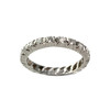 Bague d'occasion tour complet or 750 blanc diamants - vue V1