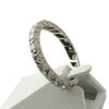 Bague d'occasion tour complet or 750 blanc diamants - vue V2