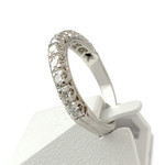 Tweedehands ring in goud 750 witte diamanten - bekijk 2