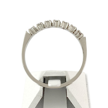 Tweedehands goud 750 witte diamanten ring