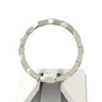 Bague d'occasion tour complet or 750 blanc diamants - vue 3