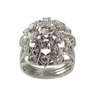 Bague d'occasion platine 950 diamants