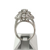 Bague d'occasion platine 950 diamants - vue V3