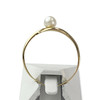 Bague d'occasion or 750 jaune perle de culture - vue V3