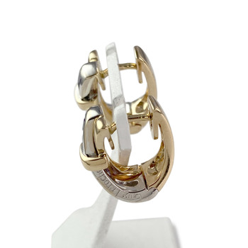 Guy Laroche pre-owned gold earrings 750 2 tone amethysts