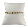 Bracelet d'occasion or 750 jaune maille café 18 cm - vue V1