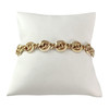 Bracelet d'occasion or 585 jaune maille fantaisie 19 cm - vue V1