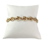 Bracelet d'occasion or 585 jaune maille fantaisie 19 cm - vue 1