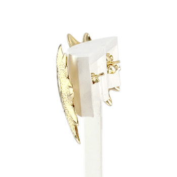 Boucles d'oreilles d'occasion or 750 jaune