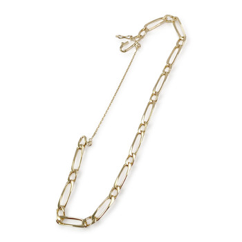 Bracelet d'occasion or 750 jaune maille cheval alternée 21cm