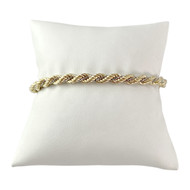 Bracelet d'occasion 2ors 750 maille torsadée 20.5cm