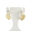 Boucles d'oreilles d'occasion or 750 jaune - vue V3