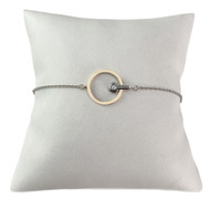 Bracelet Vesontio d'occasion 2ors 750 diamant 18cm
