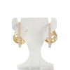 Boucles d'oreilles d'occasion or 750 jaune perles - vue V3