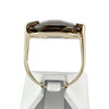 Bague d'occasion or 375 2 tons quartz fumé diamants - vue V3