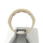 Bague d'occasion or 375 jaune diamants - vue 4