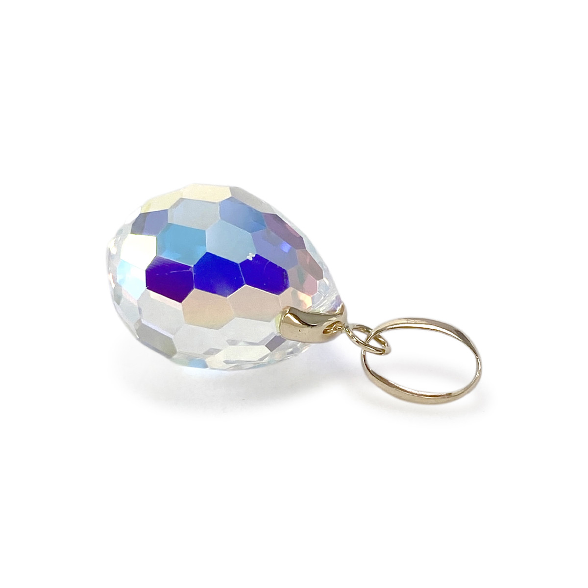 Pendentif d'occasion or 375 jaune cristal - vue 2