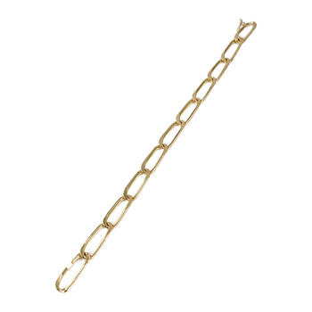 Bracelet d'occasion or 750 jaune maille cheval 20cm