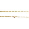 Chaine d'occasion or 750 jaune maille forçat 46cm - vue V3