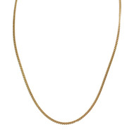 Chaine d'occasion or 750 jaune maille gourmette 54cm