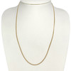 Chaine d'occasion or 750 jaune maille gourmette 54cm - vue V2