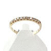 Bague d'occasion or 750 jaune diamants - vue V1