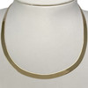 Collier d'occasion or 750 jaune maille serpent 42cm - vue V2