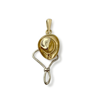 Tweedehands hanger in 750 geel goud