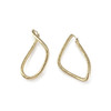 Boucles d'oreilles d'occasion or 750 jaune - vue V4