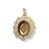 Pendentif d'occasion or 750 jaune saphir - vue V2