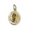 Pendentif d'occasion or 750 jaune citrine - vue V1