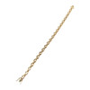 Bracelet d'occasion or 750 jaune diamants maille fantaisie 19 cm - vue V2