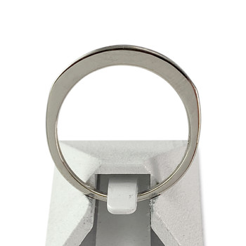 Tweedehands gouden ring 375 witte zirkonia's