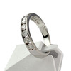 Bague d'occasion or 750 blanc diamants - vue V2