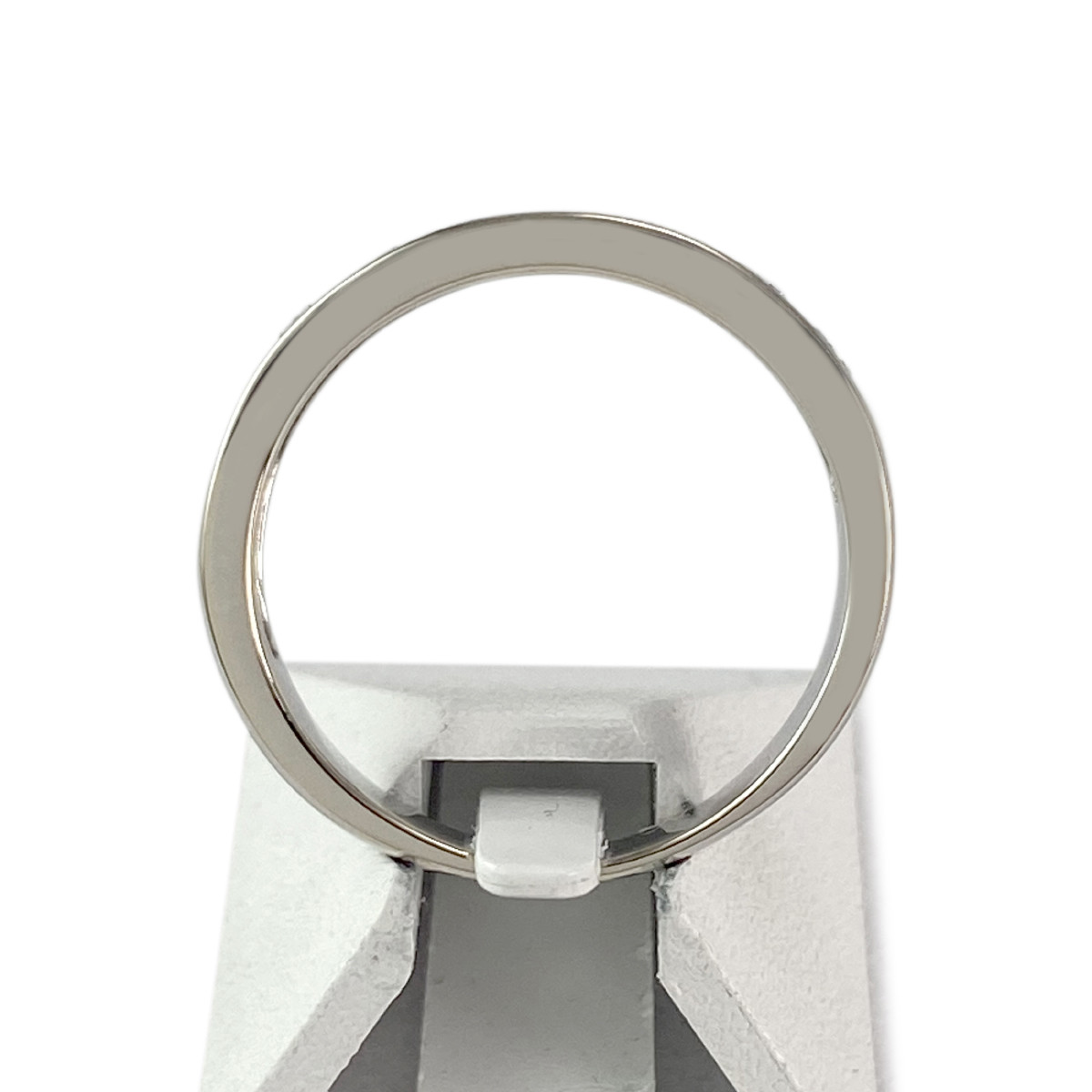 Bague d'occasion or 750 blanc diamants - vue 3