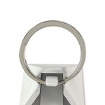 Second hand gold 750 white diamonds ring - view 3