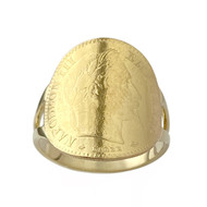 Bague d'occasion or 750 jaune