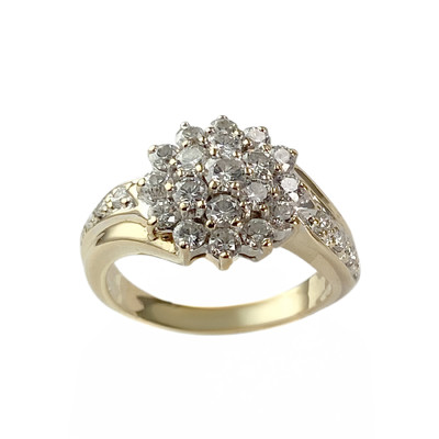 Bague d'occasion 2ors 750 diamants