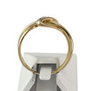 Bague d'occasion or 750 jaune 2tons diamant - vue V3