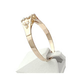 Bague d'occasion or 750 jaune perles de culture - vue 2