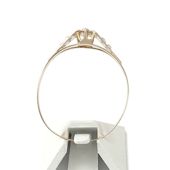 Bague d'occasion or 750 jaune perles de culture