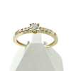 Bague d'occasion or 750 jaune diamants - vue V1