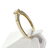 Bague d'occasion or 750 jaune diamants - vue V2