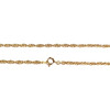 Collier d'occasion or 750 jaune maille torsadée 59 cm - vue V3