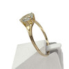 Bague d'occasion or 750 jaune aigue marine - vue V2
