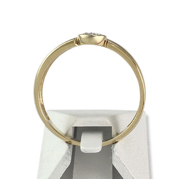 Bague d'occasion or 750 2 tons diamants