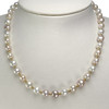 Collier d'occasion or 750 jaune perles de culture de chine mutlicolores 42 cm - vue V2
