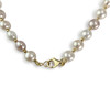 Collier d'occasion or 750 jaune perles de culture de chine mutlicolores 42 cm - vue V3