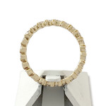 Bague tour complet d'occasion or 750 jaune diamants - vue 3