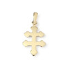 Pendentif croix d'occasion or 750 jaune - vue V2